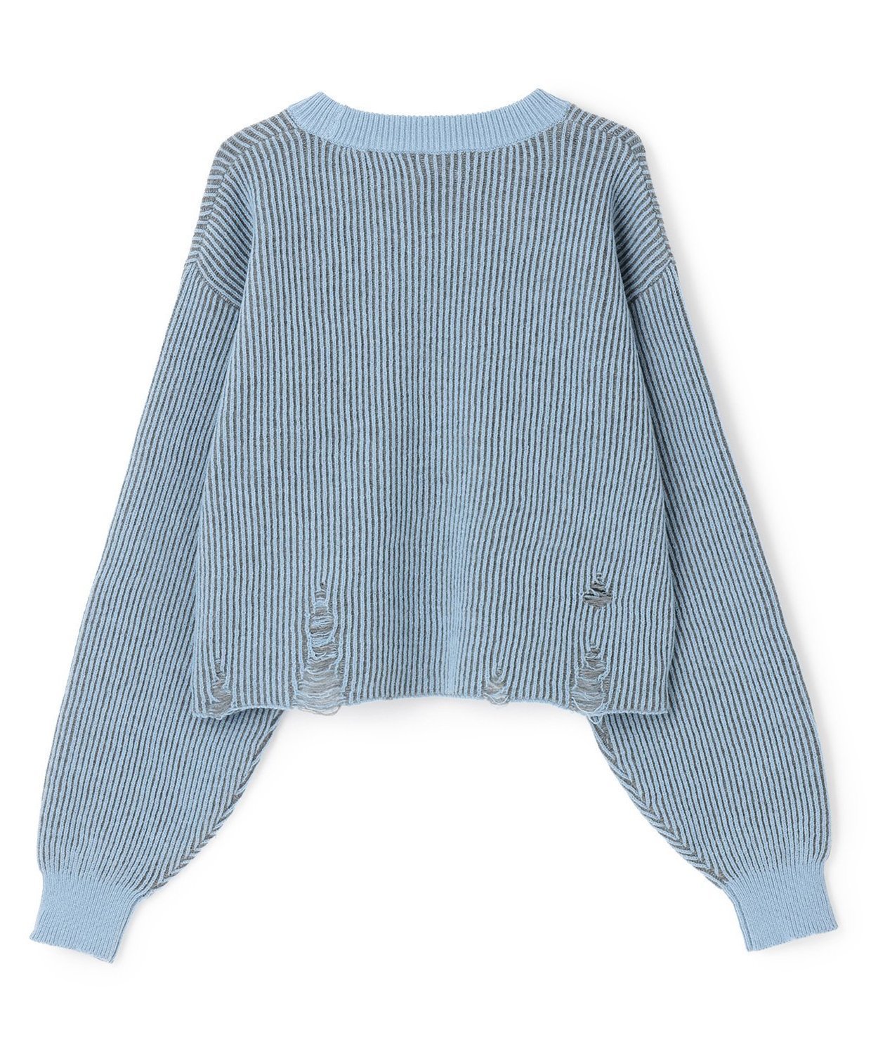 Свитер Трикотаж с логотипом, выполненный в технике состаривания Lovetoxic, Saxophone