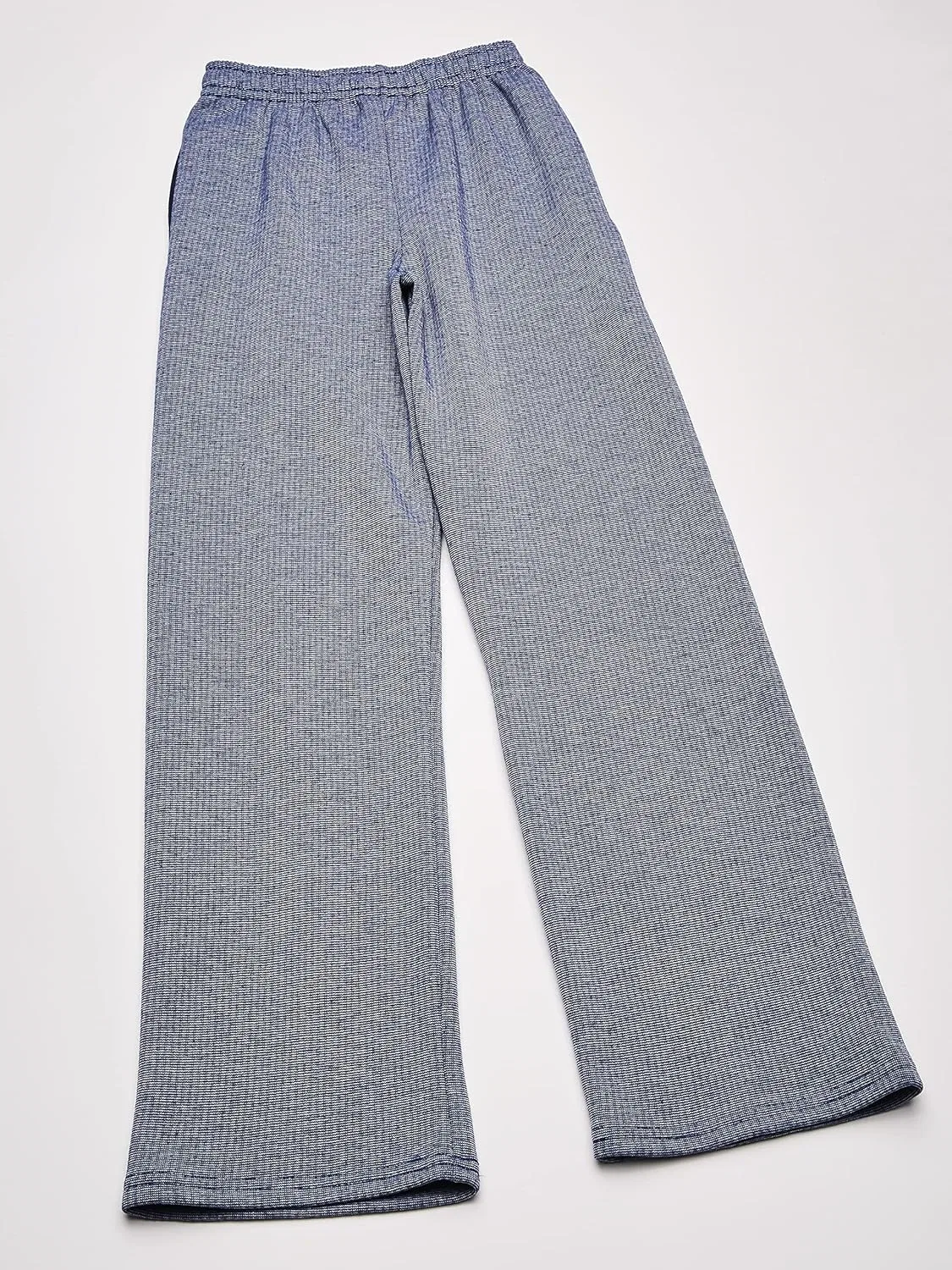 Спортивные штаны, толстовки и худи Fruit of the Loom для мальчиков, Open Bottom - Navy Stripe — фото 3