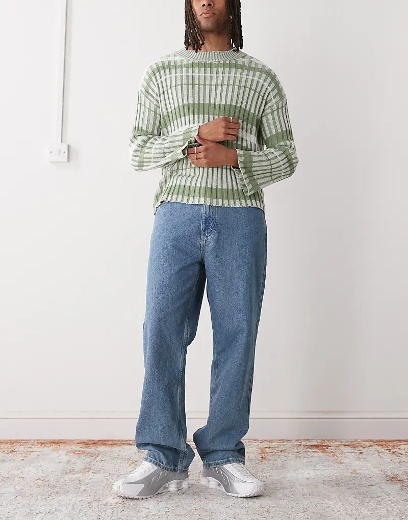 

Джинсы Weekday Galaxy свободного кроя классического синего цвета