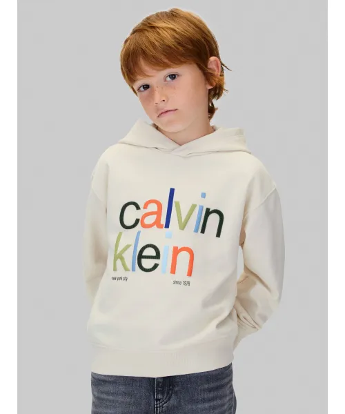 

Толстовка Regular fit Calvin Klein Jeans, бежевый