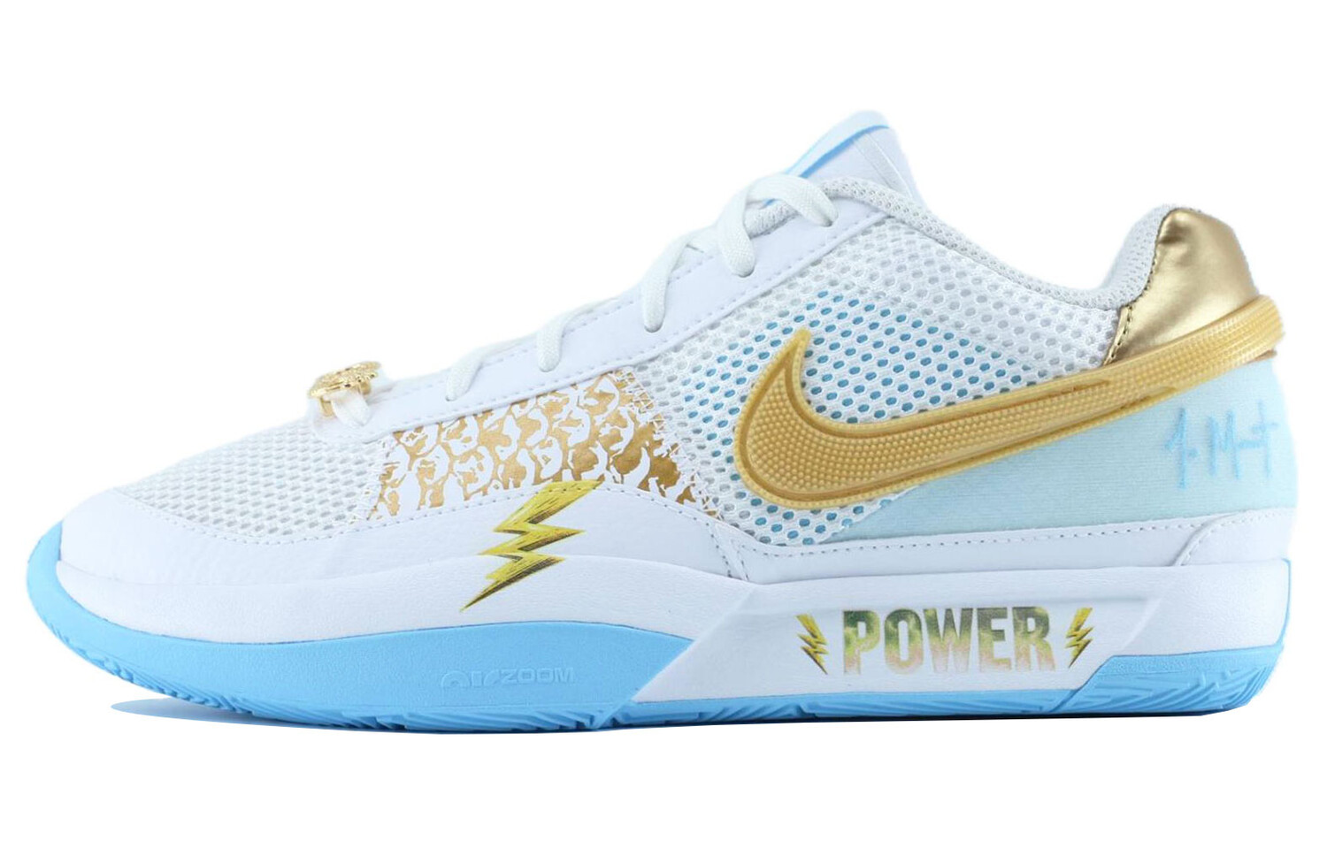 

Баскетбольные кроссовки Nike Ja 1 унисекс, White/Gold