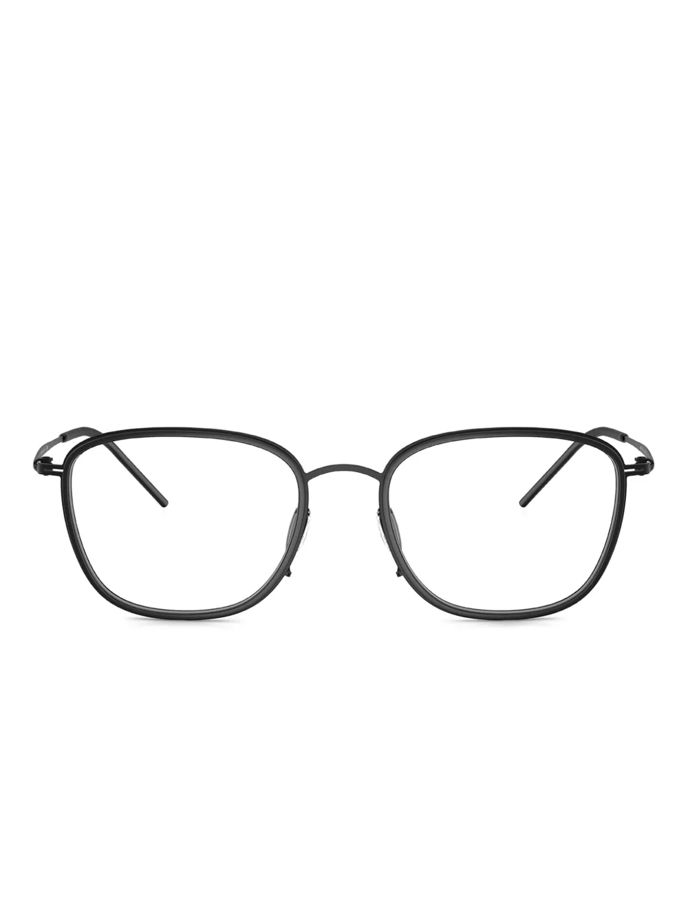

Очки в круглой оправе GIORGIO ARMANI, черный