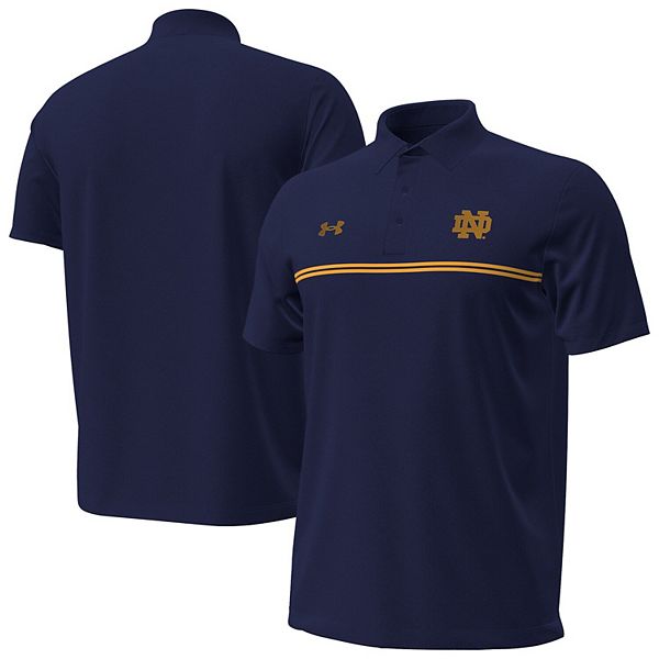 

Мужская поло Notre Dame Fighting Irish с полосой на груди Under Armour