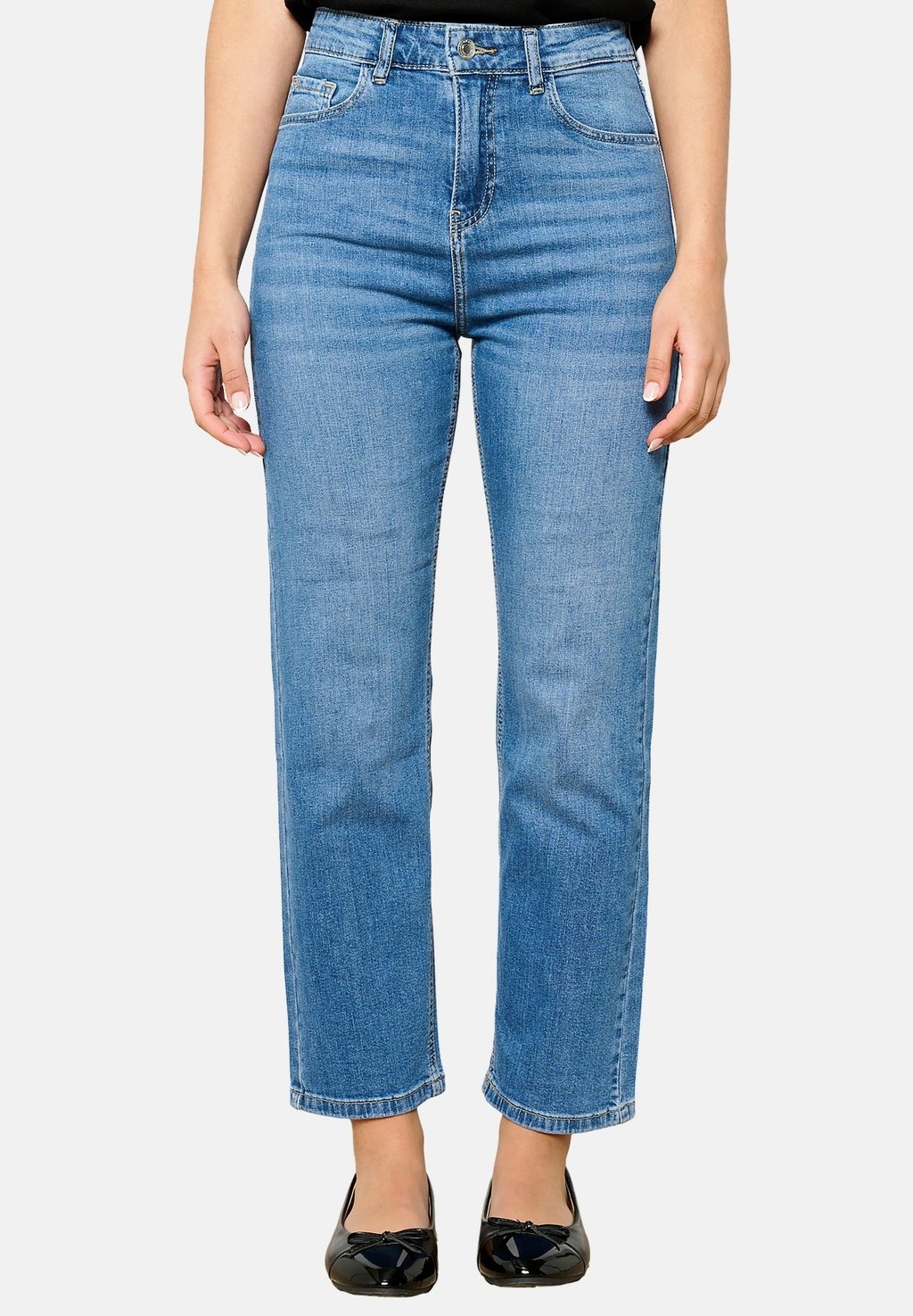 

Джинсы прямого покроя HIGH WAISTED LolaLiza, синий