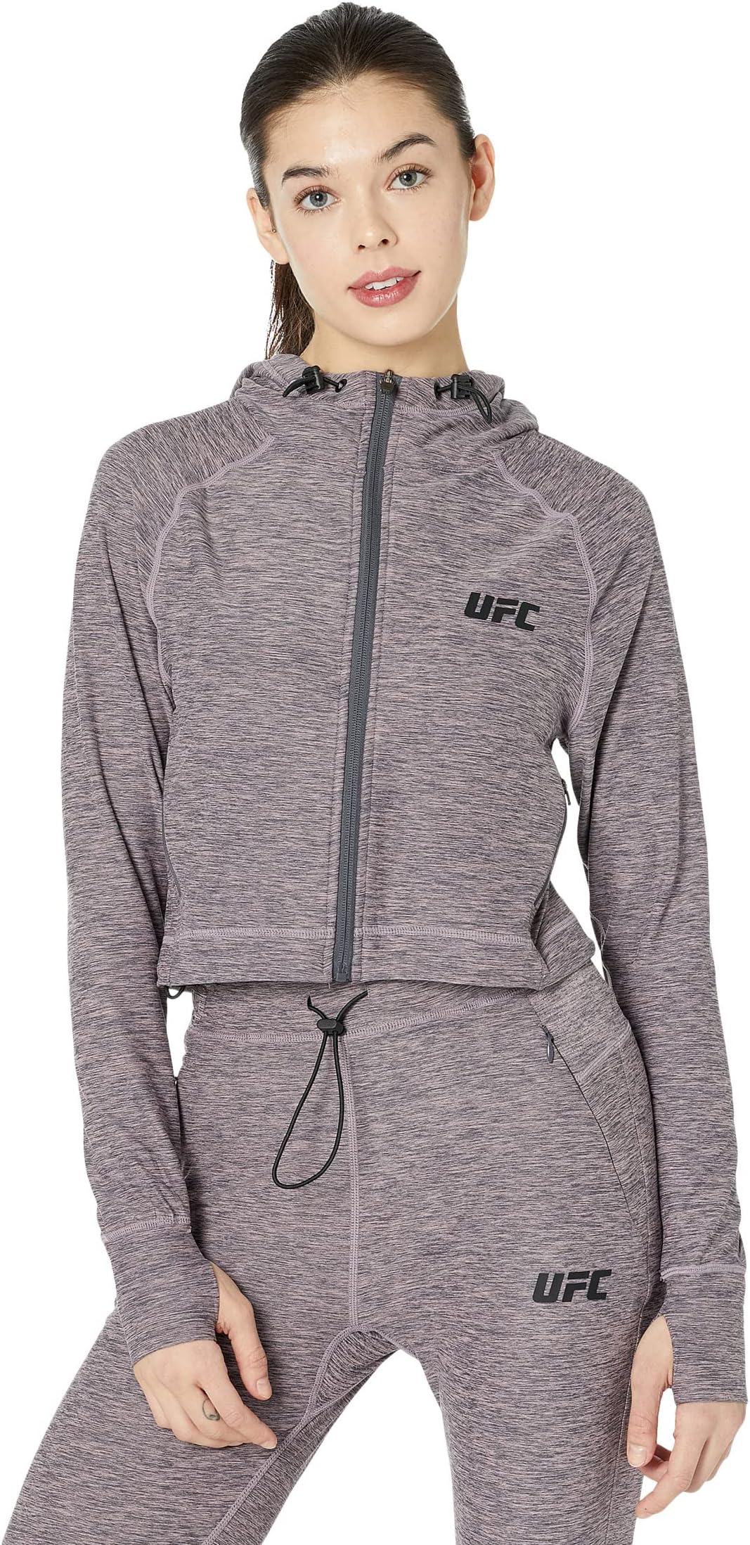 

Толстовка Long Sleeve Full Zip Hooded Jacket UFC, цвет Blushing Rose