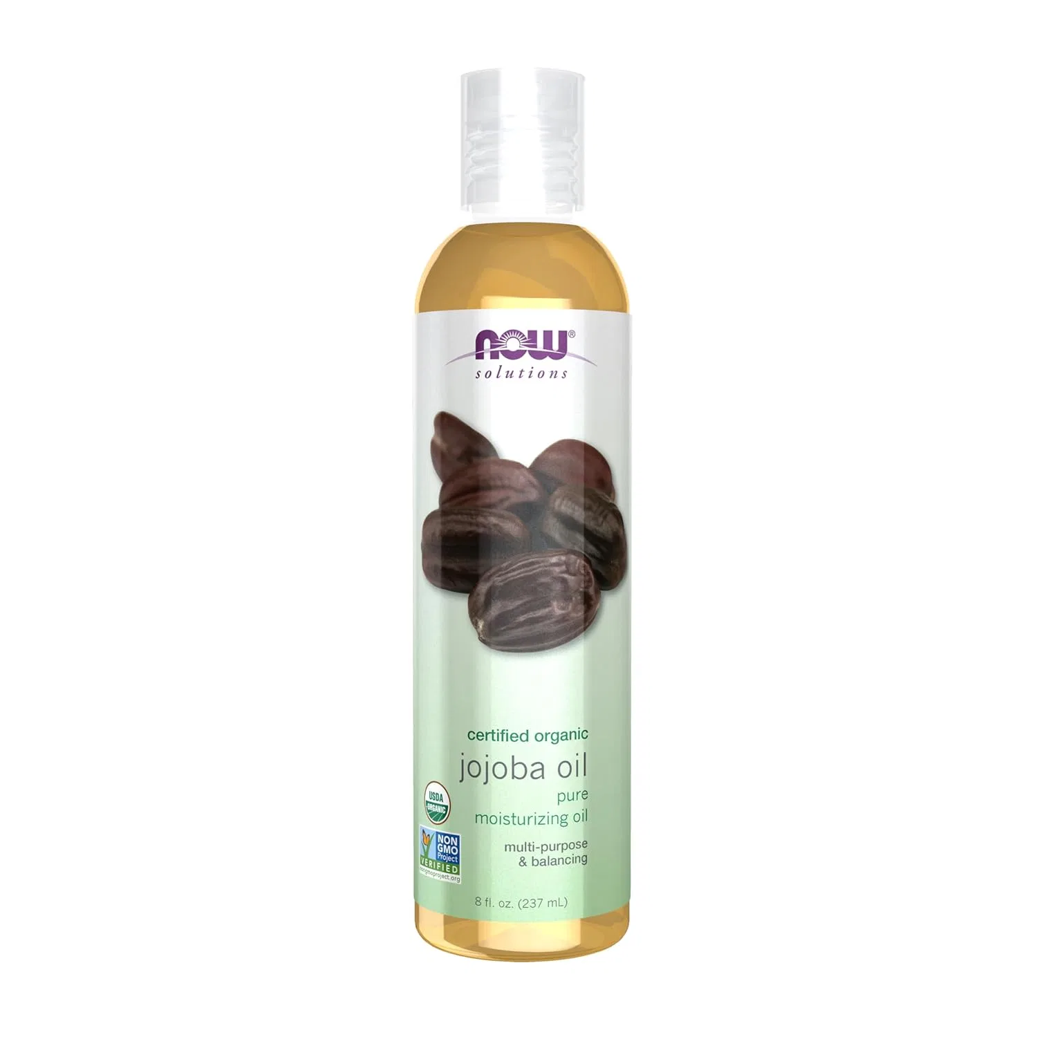 Органическое масло жожоба Now Foods Solutions, 237 мл Now