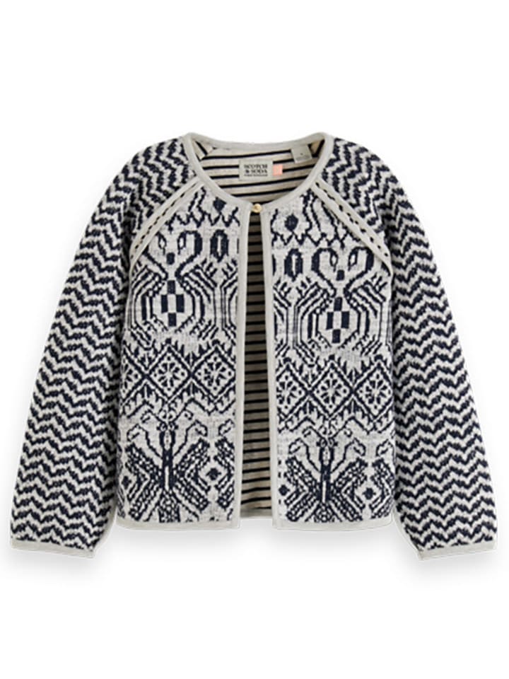

Кардиган Scotch & Soda, цвет grau/schwarz