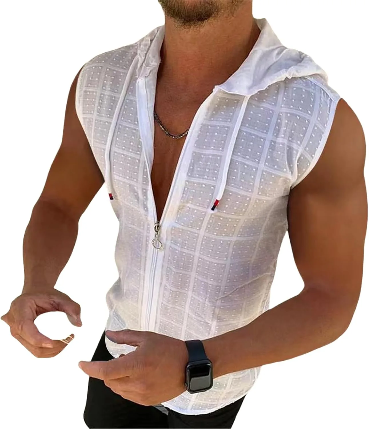 

Толстовка с капюшоном для тренировок мужская, Full Zip, Casual YSERB