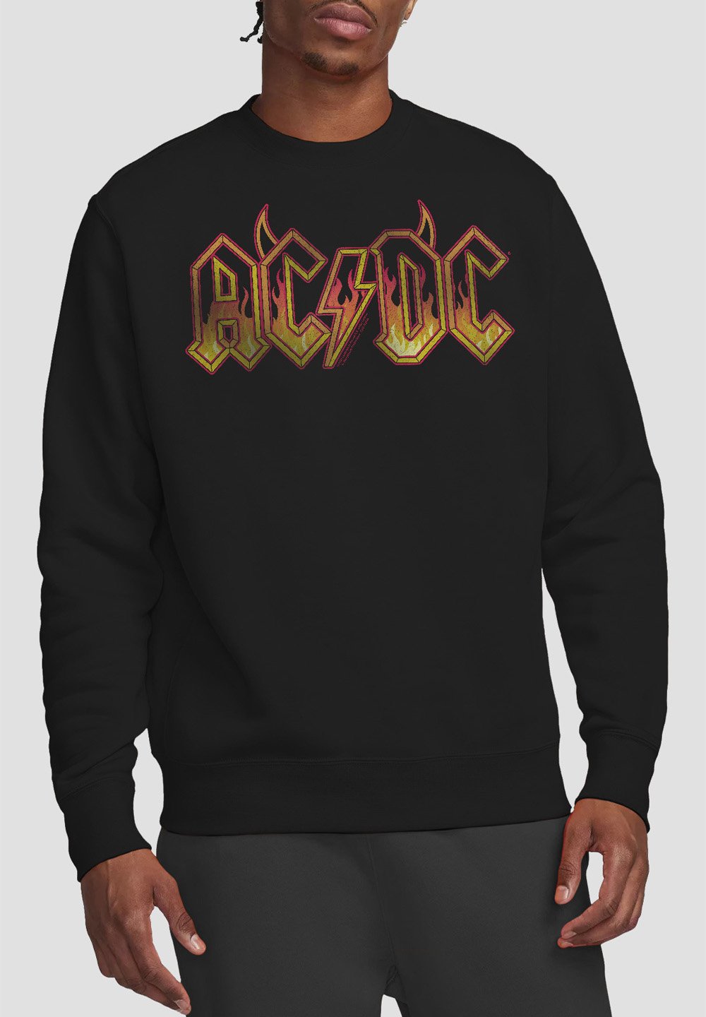 

Толстовка AC DC FIRE LOGO Cotton Soul, черный