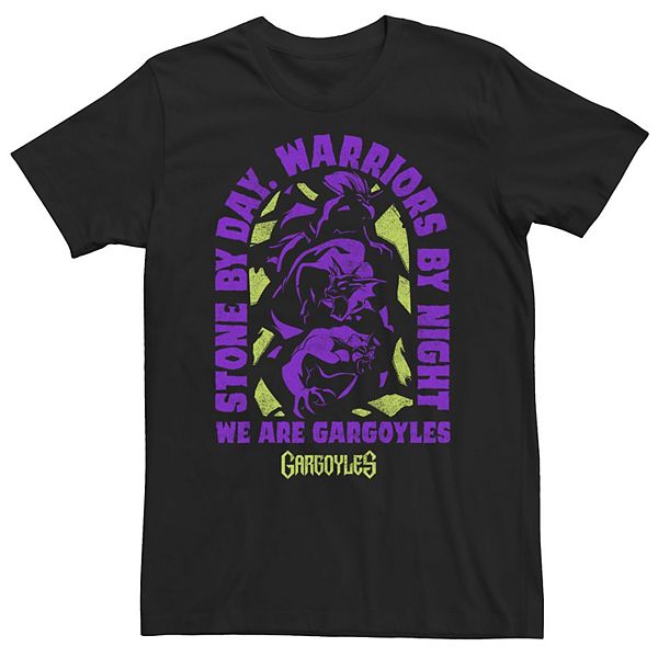 

Футболка Big & tall gargoyles stone by day warriors by night stamp Licensed Character