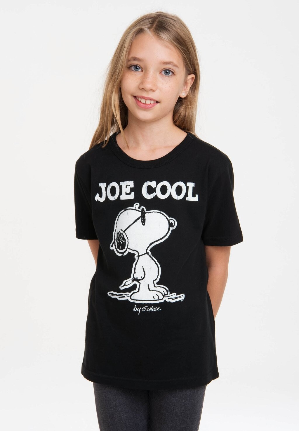 Футболка с принтом T-SHIRTS PEANUTS SNOOPY LOGOSHIRT, цвет schwarz — фото 2