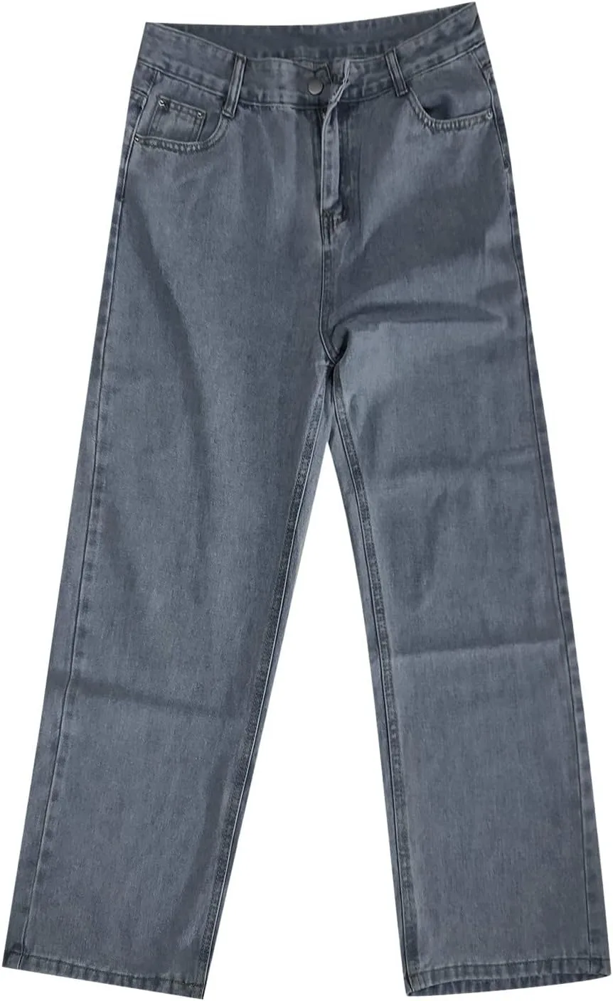 Брюки-джинсы для женщин Casual Straight Leg — фото 3