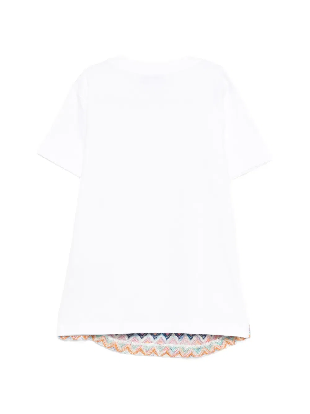 Футболка с узором Missoni Kids, белый — фото 2