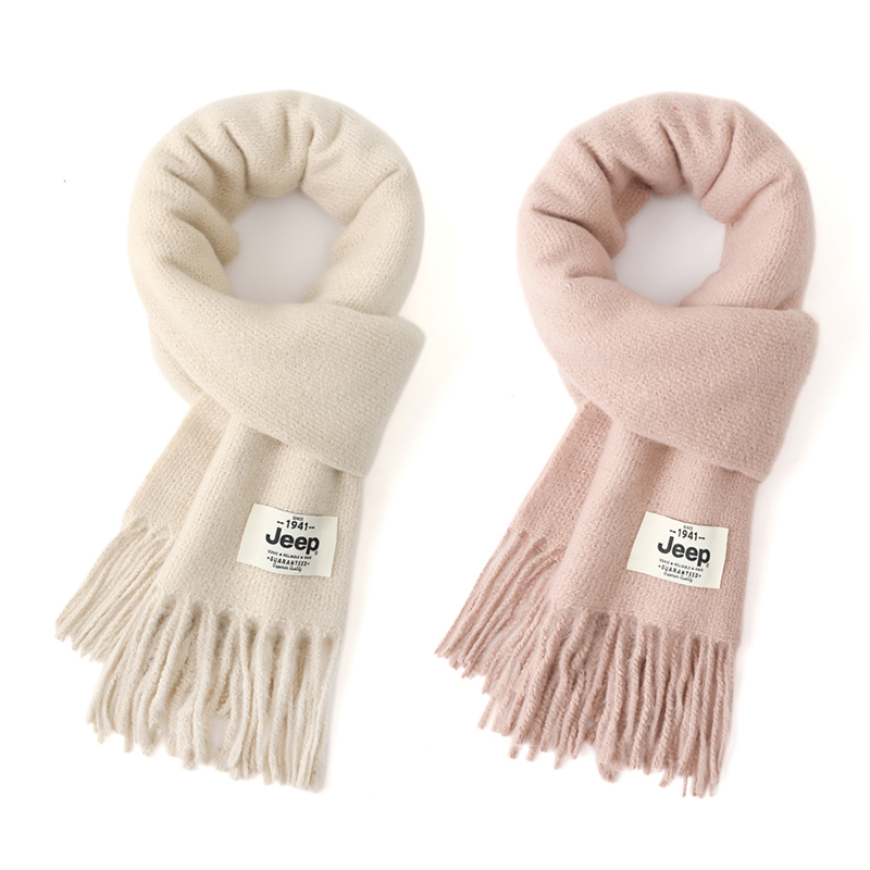

Jeep Вязаный шарф унисекс, 2 Pack (Beige+Pink)