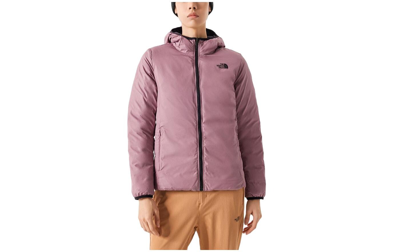

Пуховик женский розовый The North Face