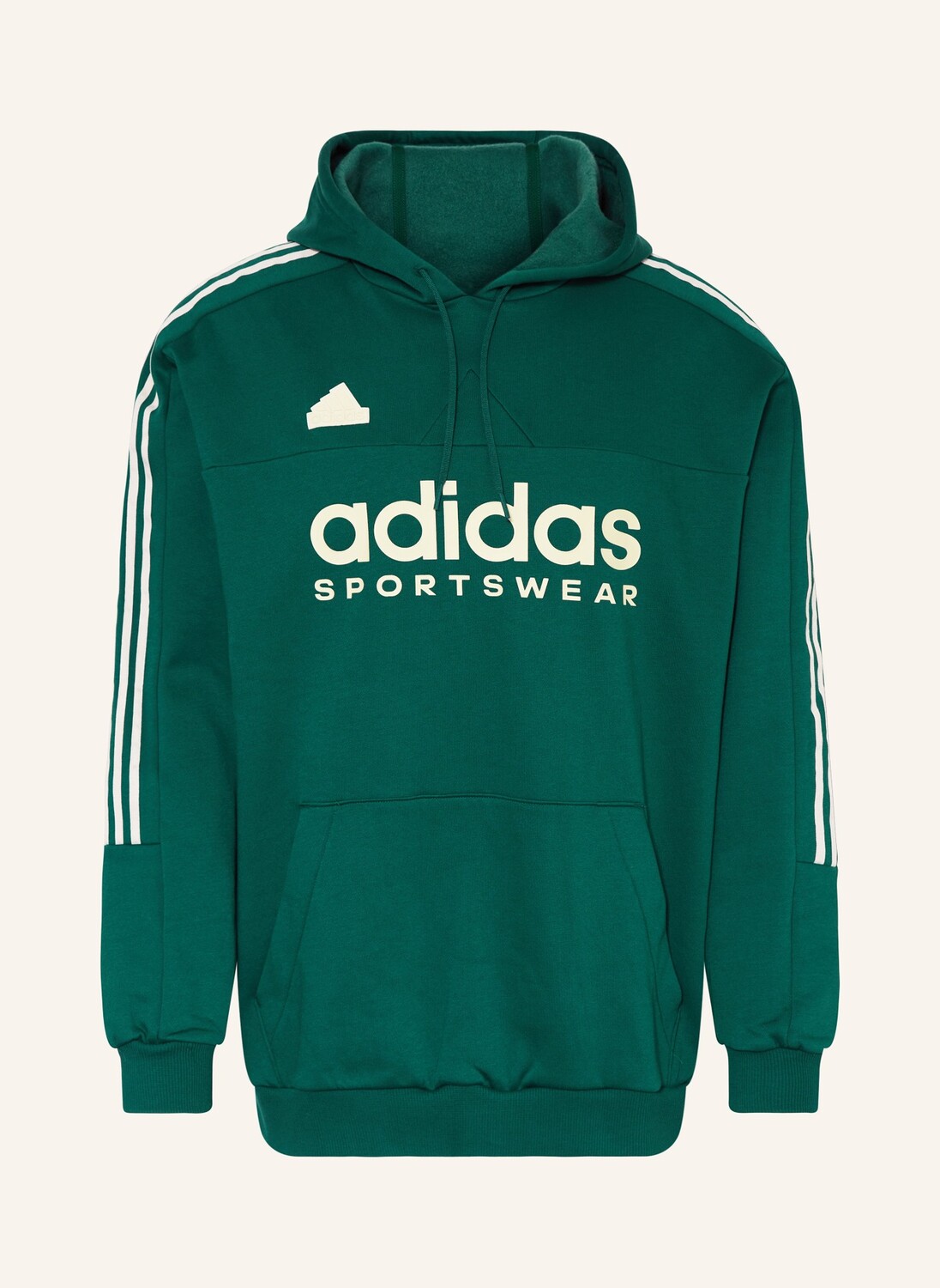 

Толстовка с капюшоном adidas, зеленый