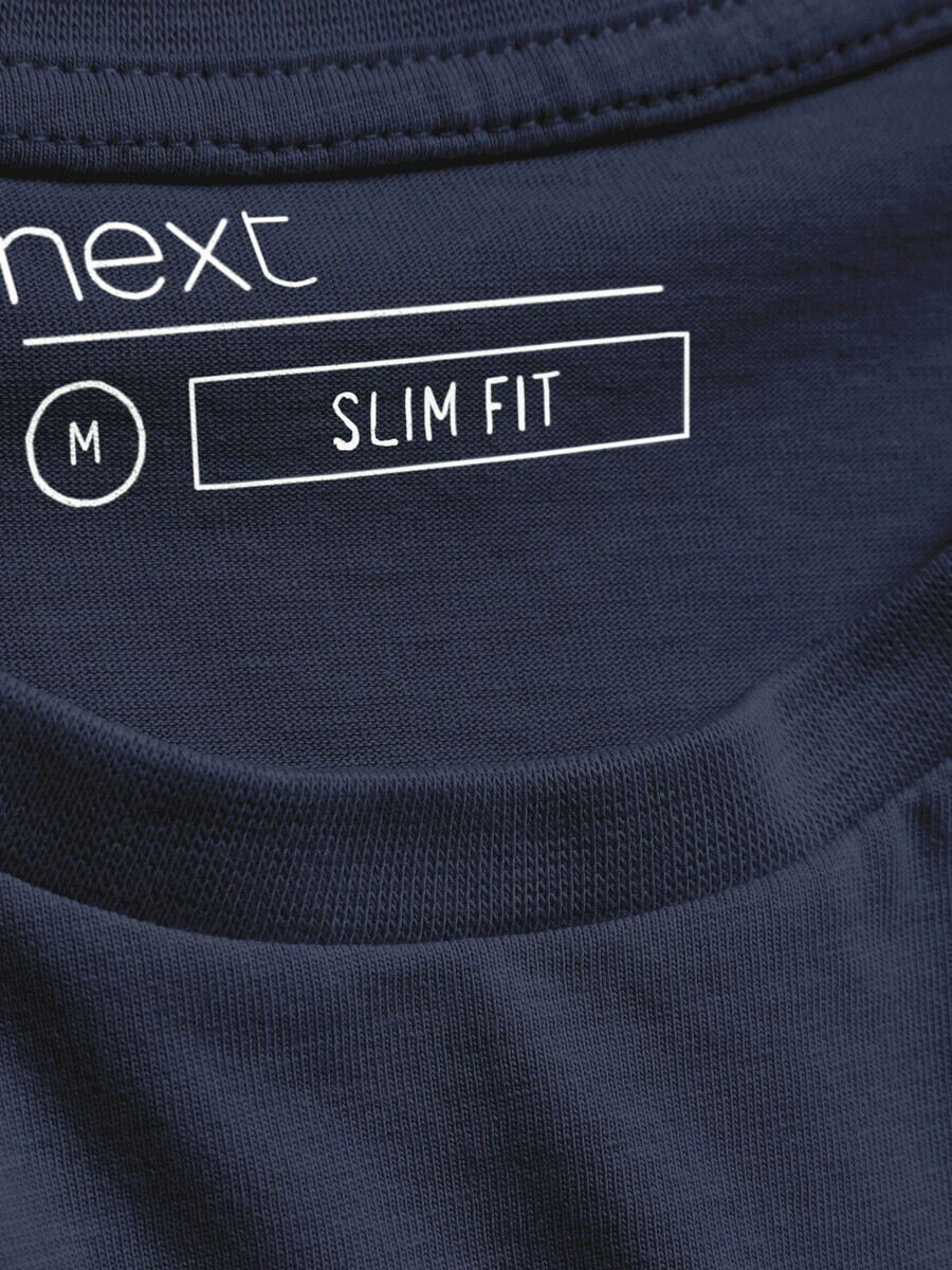 Классическая футболка Next Shirt, морской синий — фото 4
