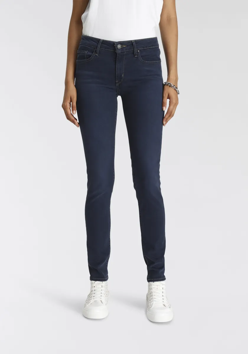 

Джинсы Levi's скинни "711 Skinny" с заниженным поясом, синий