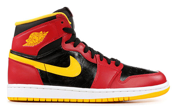 Кроссовки 1 ретро высокие og Air Jordan, черный — фото 2