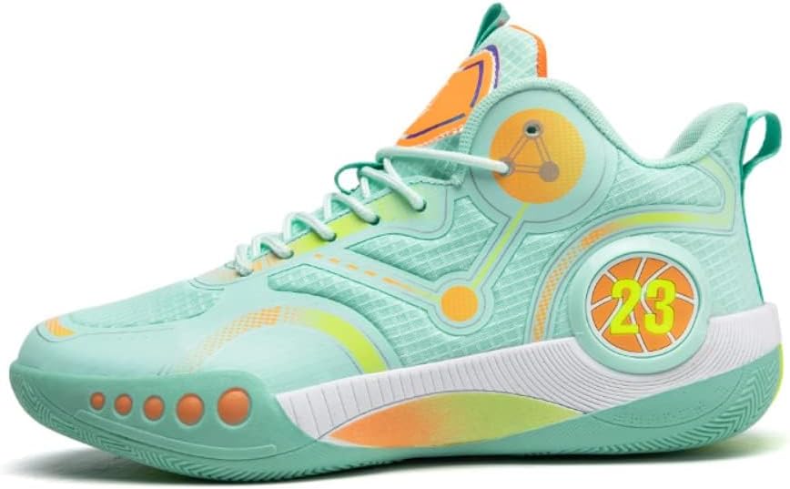 

OkhLLfcc 2025 Баскетбольные кроссовки Мужская обувь Беговые кроссовки Модные кроссовки. Дышащие кроссовки Тренировочные кроссовки Повседневная обувь, Cyan