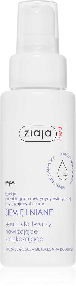 

Интенсивная увлажняющая сыворотка для кожи с семенами льна Ziaja Med, 50 мл