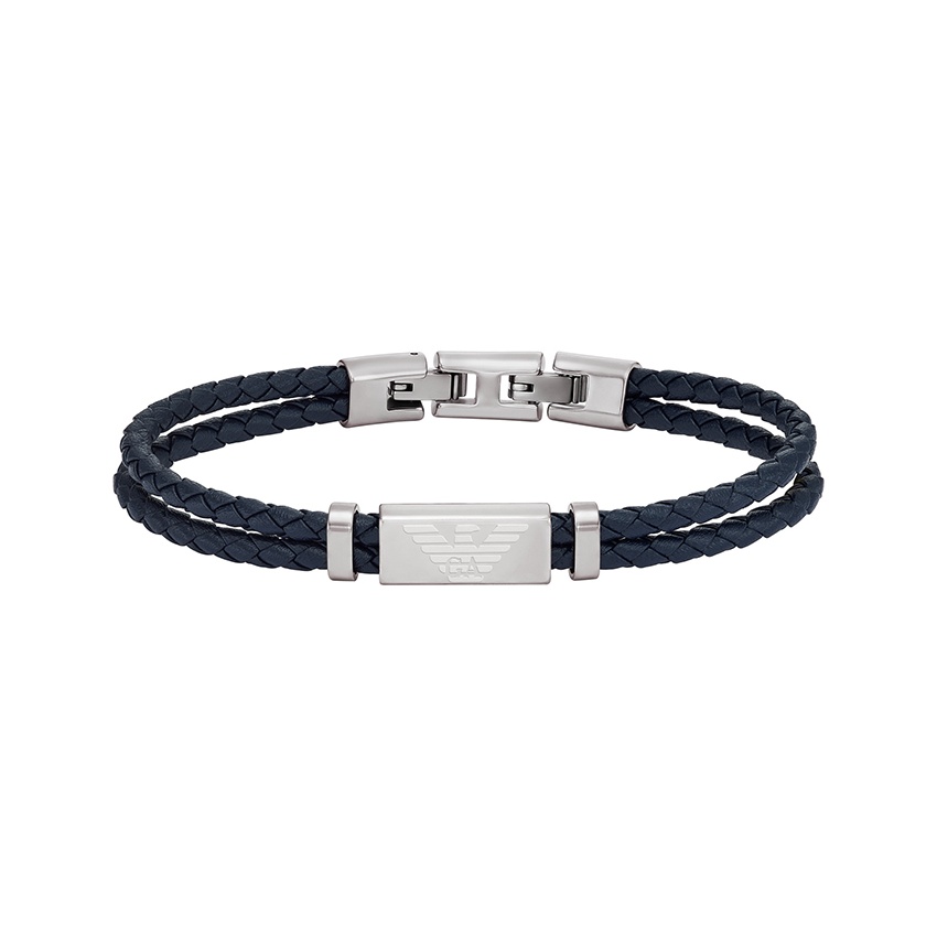 

Мужской браслет из нержавеющей стали EMPORIO ARMANI, черный