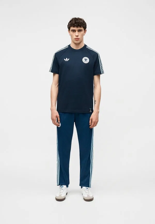 Оригинальные немецкие спортивные штаны Adidas Originals, Collegiate Navy — фото 2