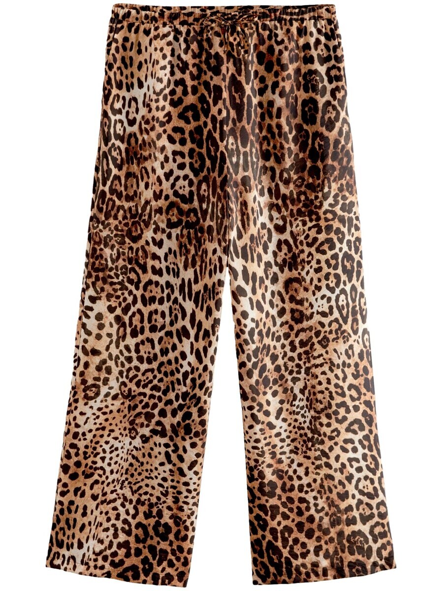 

Тканевые брюки Next Wide leg Pants, коричневый