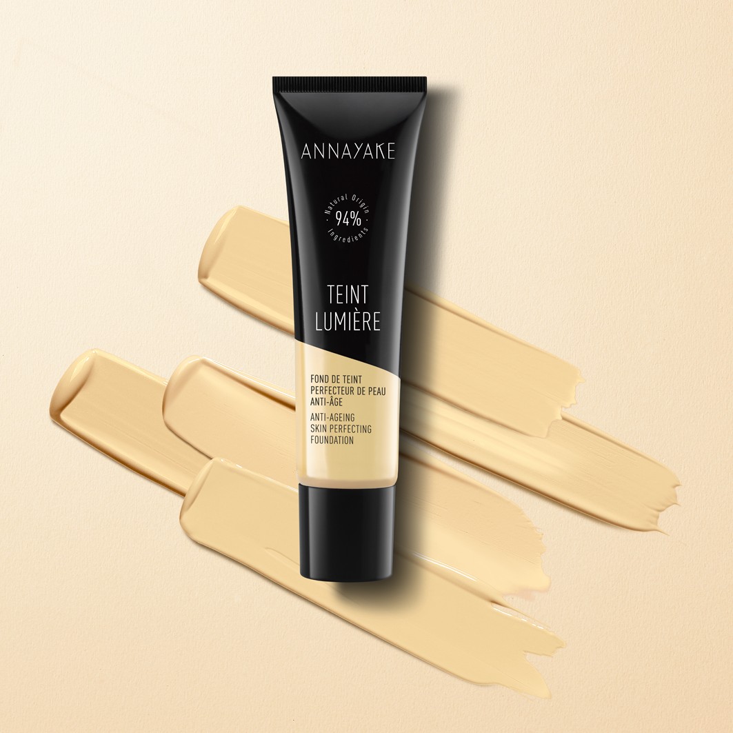 Тональный крем для лица teint lumière anti-ageing skin perfecting foundation Annayake, nr. 15 - medium beige, объем 30 мл — фото 2