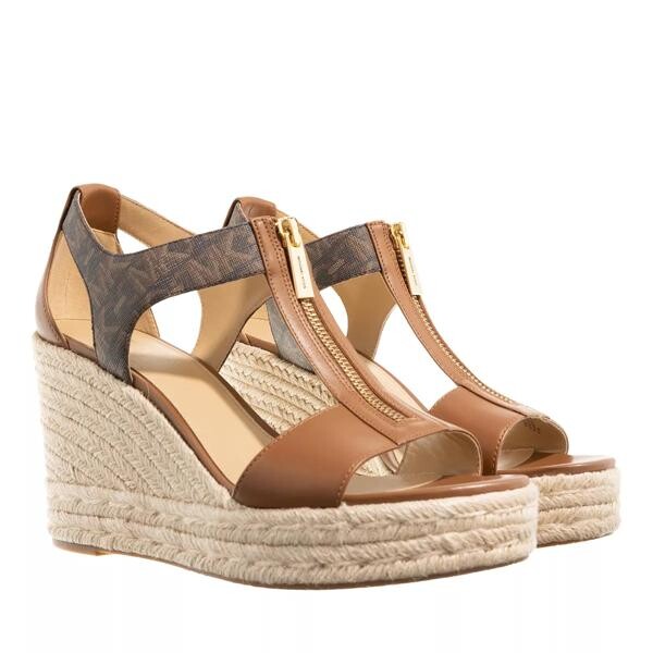 

Сандалии berkley mid wedge brn/luggage Michael Michael Kors, коричневый