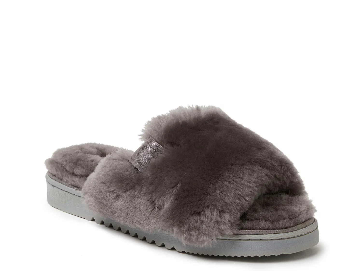 

Тапочки Fireside Cairns Slide Slipper Dearfoams, серый