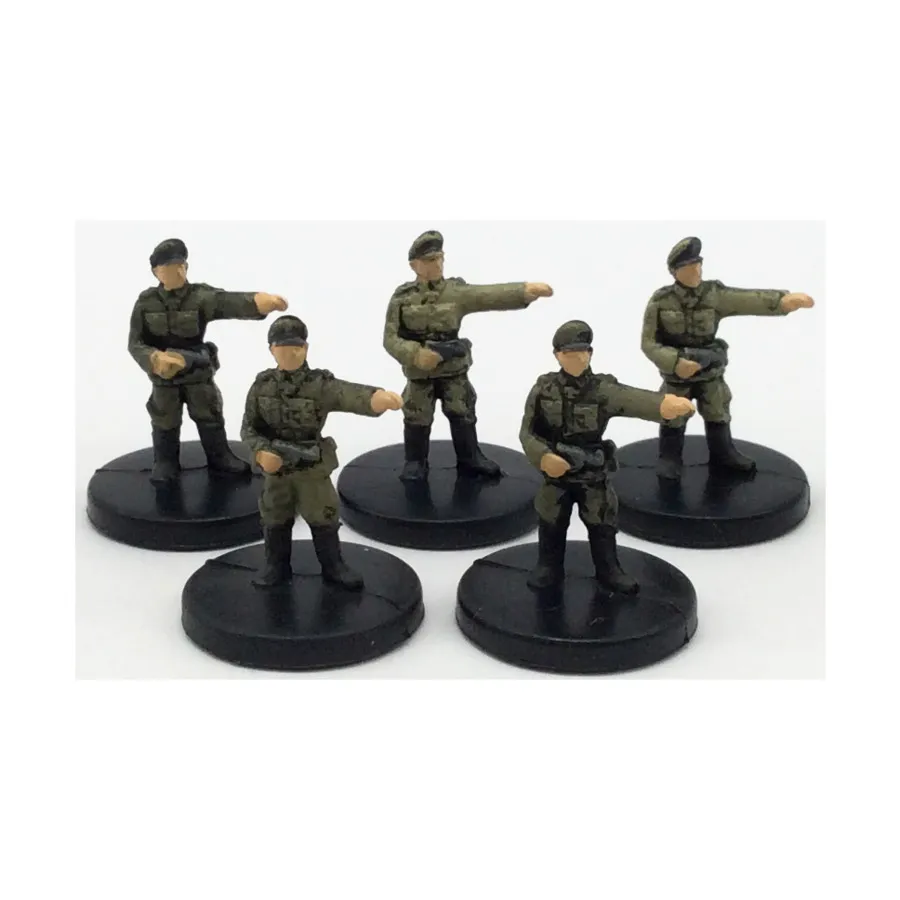 

СС-Гаупсштурмфюрер (Набор №1) (U) x5, Axis & Allies - Collectible Miniatures Game - Base Set Singles