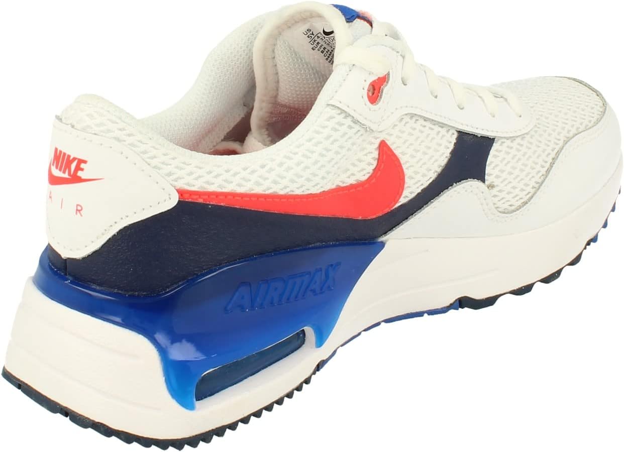 Кроссовки Nike Boys Air Max Systm, белый/красный/синий/ярко-красный — фото 3
