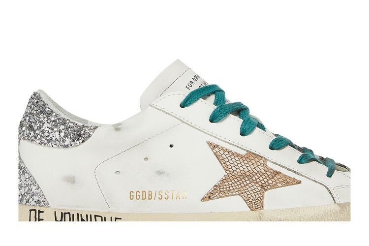 Кроссовки Golden Goose Wmns Superstar Dont Be Perfect, Be Younique, белый — фото 2