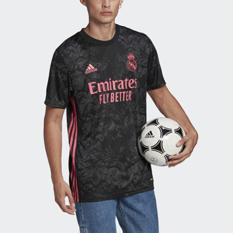 Третья аутентичная футболка Real Madrid 20/21 Adidas, черный — фото 3