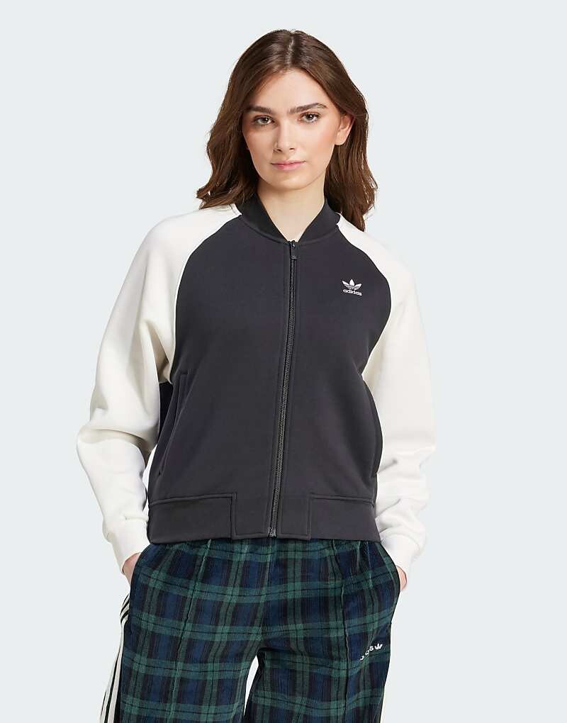 

Черная куртка adidas Originals Adicolor Classics Trefoil Colleague