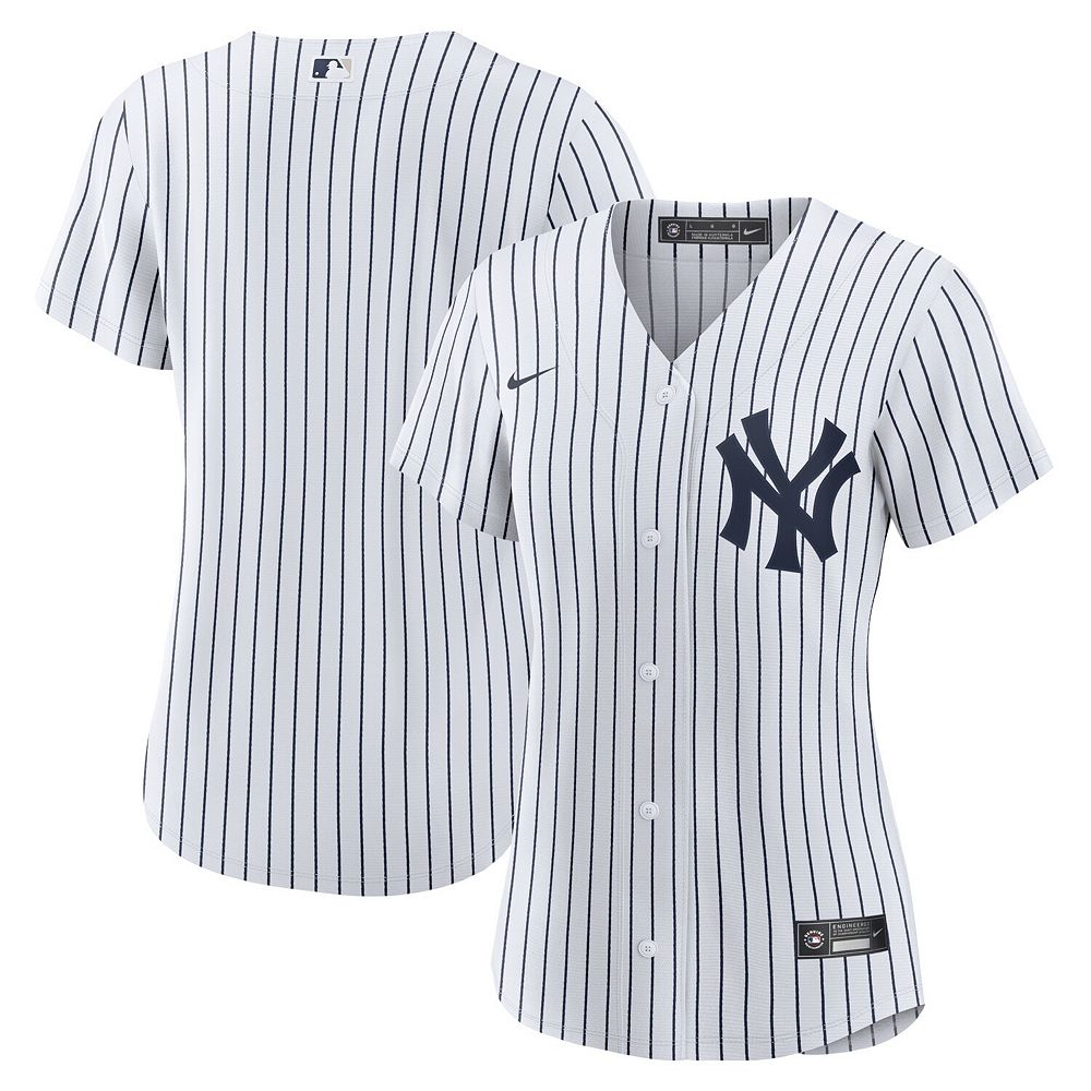 

Женская белая футболка Nike New York Yankees Home Replica Team, цвет Ynk White