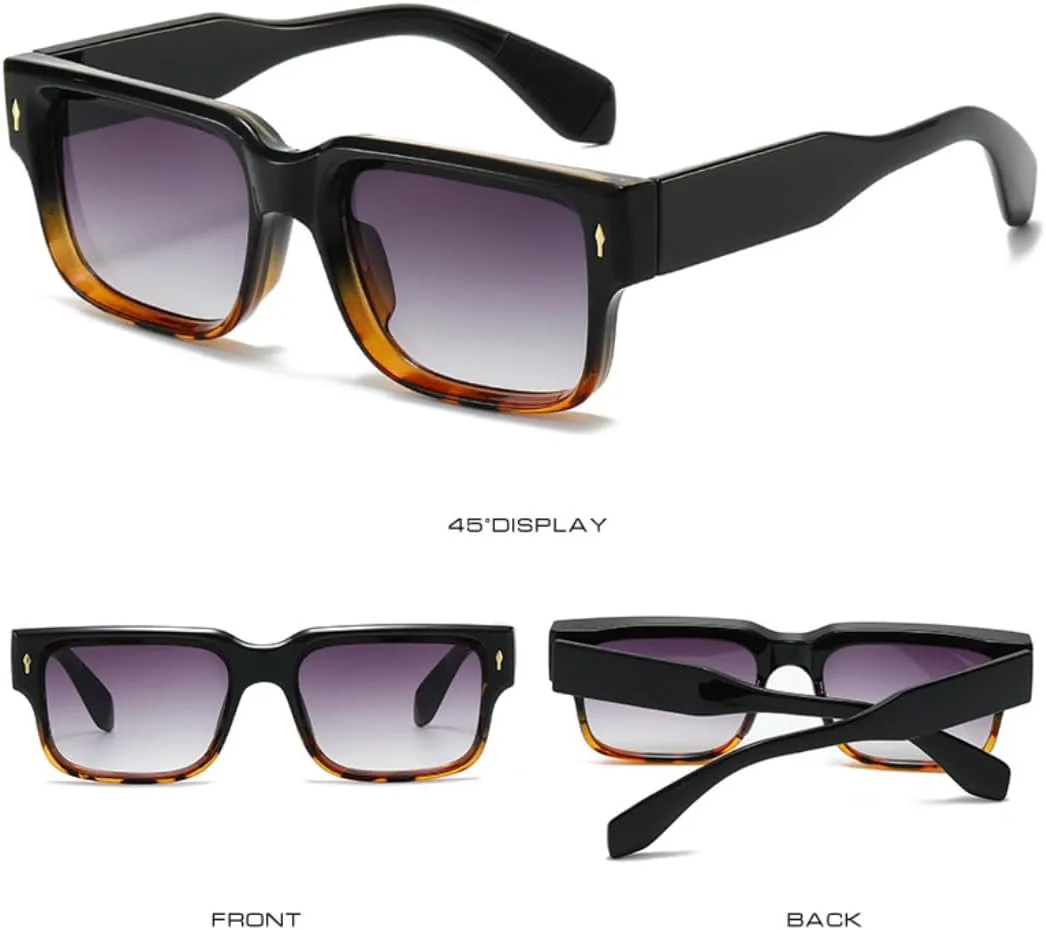 

Солнцезащитные очки с защитой UV400 | Градиентный цвет "панк-заклёпка" | для женщин и мужчин, для занятий спортом на открытом воздухе и вождения DSVIGF, C3 Blue