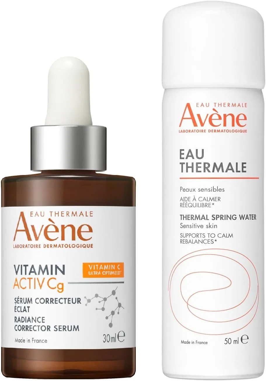 Набор для ухода за кожей C+ Radiance Serum с термальной водой Avène 30 мл+50 г