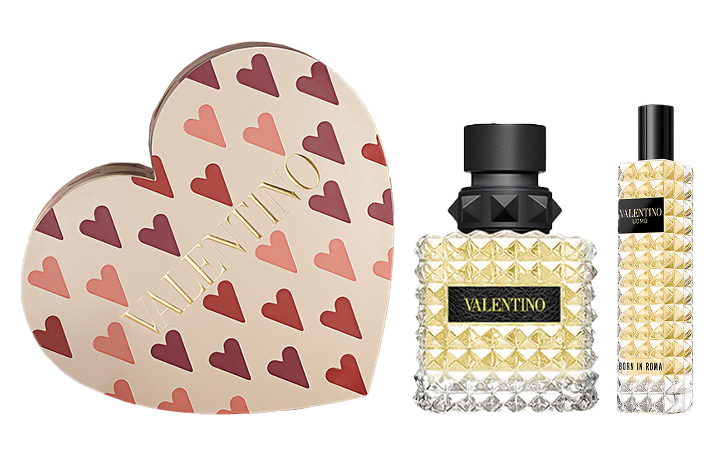 

Valentino Набор духов Qixi Festival Limited Heart's Desire White Day Rose Box Eau De Parfum Eau De Toilette 50мл+15мл