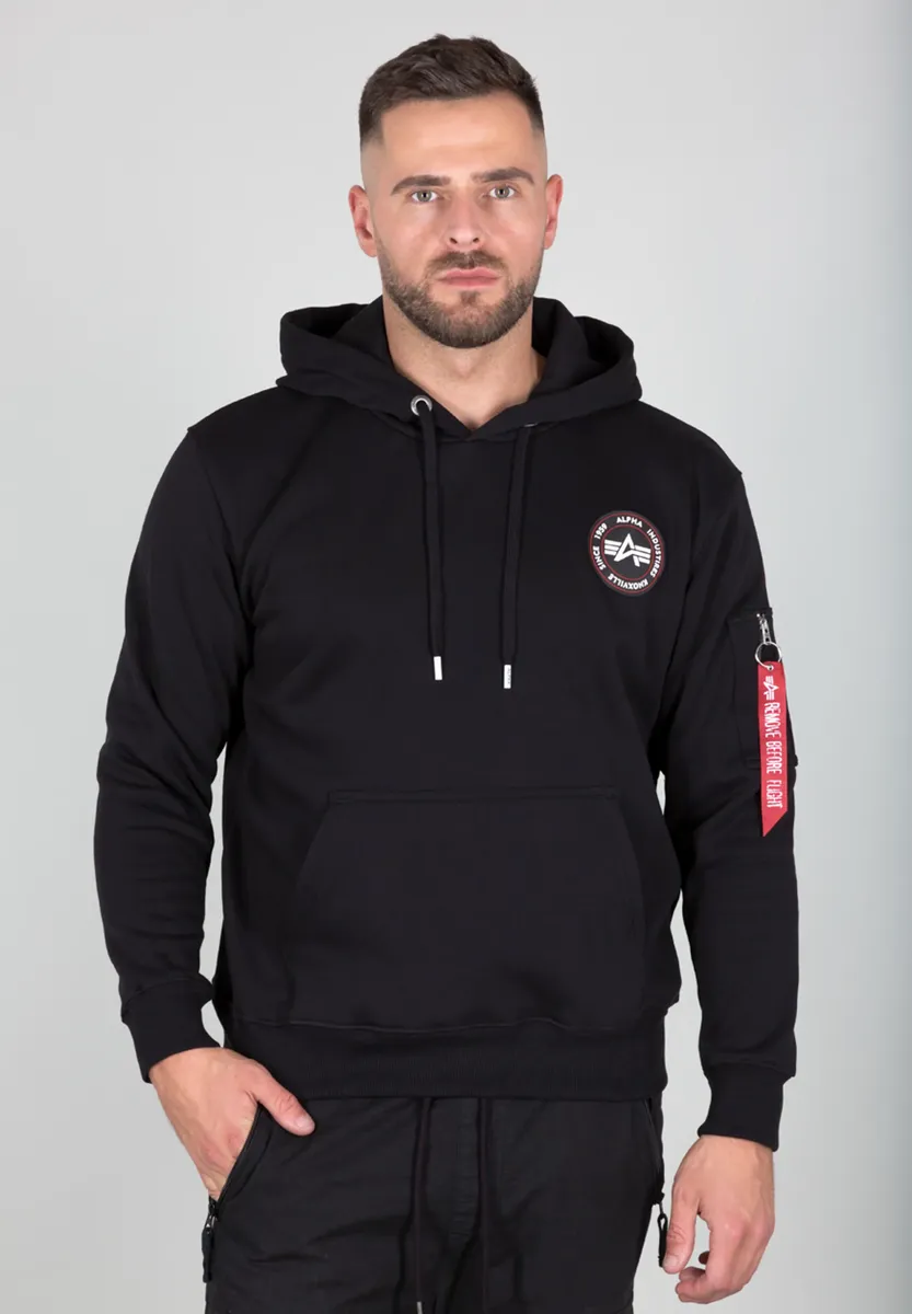 

Толстовка Alpha Industries " Alpha Industries Мужчины - Толстовки RBF Back Stripe Hoody", черный