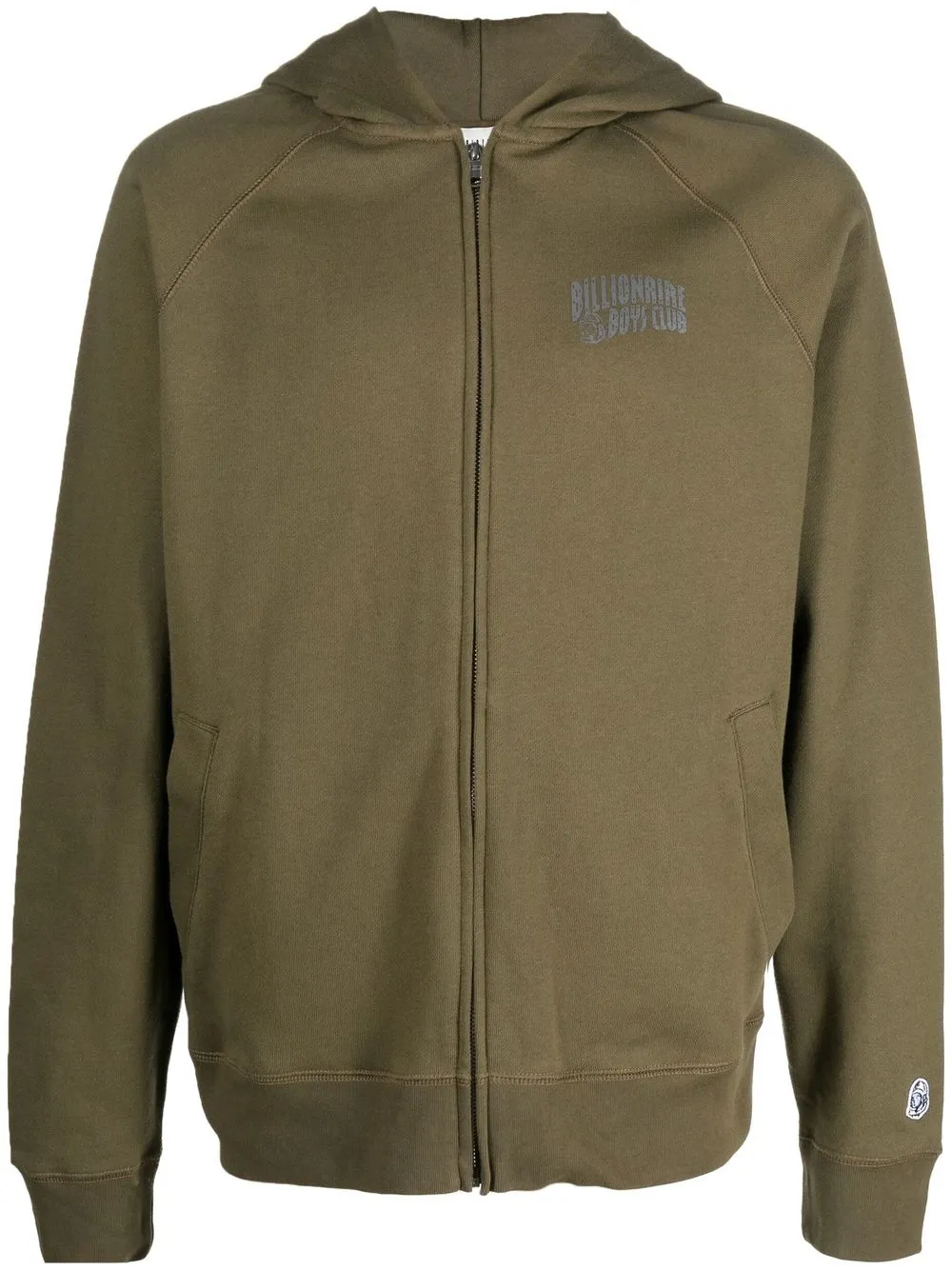 

Худи на молнии с логотипом Billionaire Boys Club, зеленый