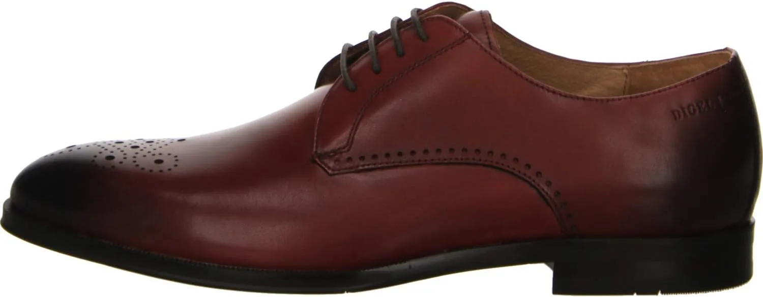 Мужские туфли DIGEL Brogue, бордовый