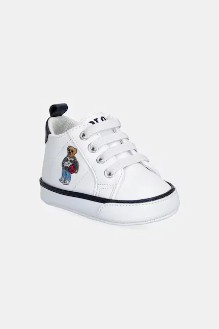 Ботинки для малышей Quilton Bear Gore Hi Layette Polo Ralph Lauren, белый