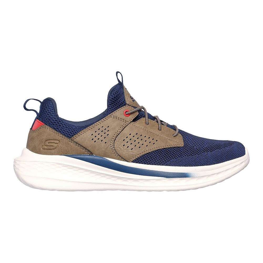 Мужские туфли Skechers Relaxed Fit Slade Breyer, цвет Navy Tan — фото 2