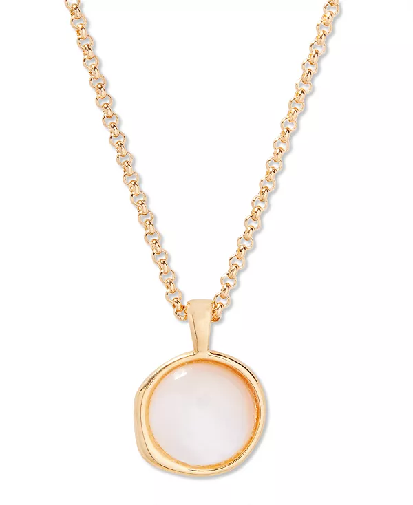 

Подвеска из искусственного перламутра «Анна», покрытая 14-каратным золотом Brook & York, gold