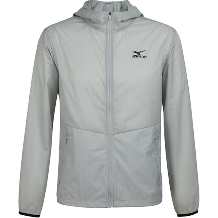 

Mizuno Мужская одежда для защиты от солнца серии Performance, Pumice Gray