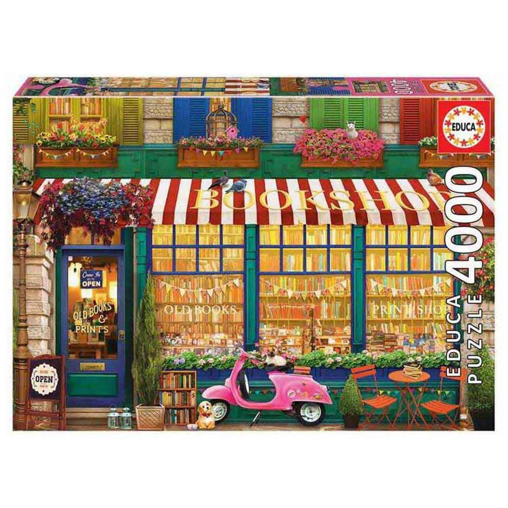 

Пазл Educa Vintage Library, 4000 деталей, мультиколор