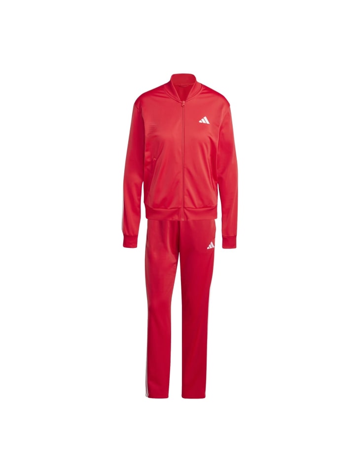 Adidas Спортивный костюм в красную полоску с тремя полосками
