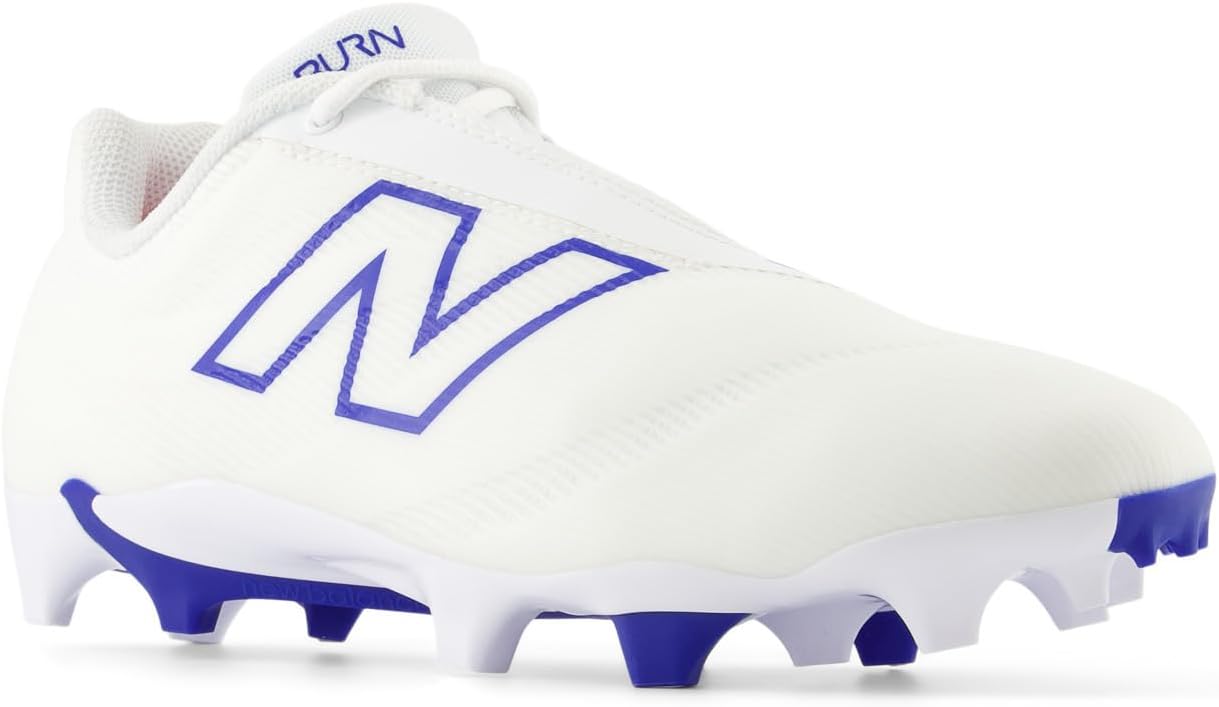Кроссовки Unisex New Balance BurnX4 Lacrosse Cleats, White/Blue